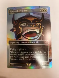 Appa, the Vigilant Borderless Foil R Avatar: The Last Airbender: Eternal MTG NM - Image 1