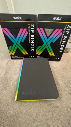 ME1 First Edition - Vault X 9 Pocket Zip Binder - Mega Evolution - Pokemon TCG - Image 1