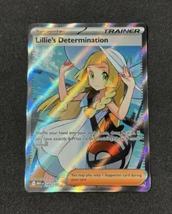 Pokemon TCG Mega Evolution Lillie’s Determination Full Art Trainer Card 169/132 - Image 1