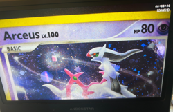 Arceus AR7 Platinum Arceus Holo 2009 Pokemon LP/MP Read - Image 3