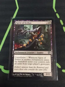 MTG Magic The Gathering Agent Of Erebos Black Zombie Enchantment Commander - Image 1