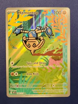 Pokemon TCG Hitmontop 240/217 Me: Ascended Heroes Illustration Rare Near Mint - Image 1