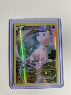 Pokemon TCG Mew XY110 Full Art Mythical Collection Black Star Promo Holo NM - Image 1