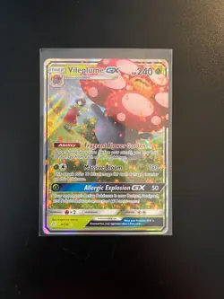 Vileplume GX 4/236 - Ultra Rare - Pokemon Cosmic Eclipse - NM - Erika's Vileplum - Image 1