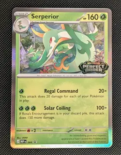 Serperior STAMPED (064) Perfect order Promo​ Near Mint/Mint Pokemon TCG - Image 1