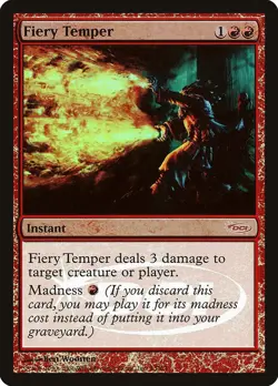 Fiery Temper | FOIL | MTG DCI Promo #3 | M/NM - Image 1