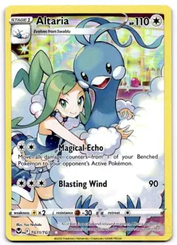 Altaria TG11/TG30 Holo Silver Tempest Trainer Gallery Pokemon Holo NM - Image 1