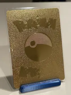 Pokemon TCG VMAX Meowth VMAX HP300 Gold Foil Fan Art - Image 2