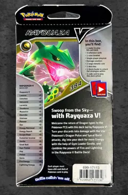 Pokemon Rayquaza V Battle Deck (Brand New, Factory Sealed) - Image 2