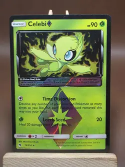 MP Pokemon Celebi Prism Star 19/214 Sm-Lost Thunder Holo - Image 1