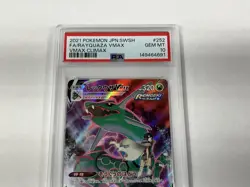 Rayquaza Vmax 252/184 Vmax Climax Pokemon Japanese PSA 10 - Image 4