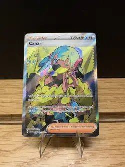 Pokemon TCG English ASC 257/217 Canari Trainer Ultra Rare Full Art NM/Mint Cond. - Image 1