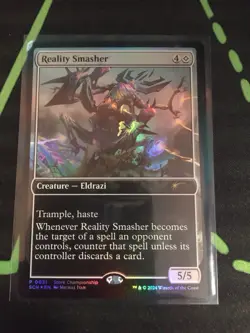 MTG Magic The Gathering Reality Smasher Foil Promo Eldrazi Commander - Image 1
