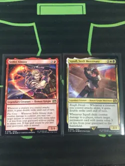 MTG Magic The Gathering Squall / Seifer FIN Rare Final Fantasy Commander - Image 1