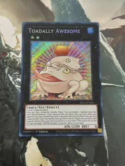 Yugioh Toadally Awesome Secret Rare RA03 - Image 1