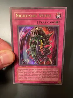Nightmare Wheel PGD-106 Ultra Rare 1st Edition Yugioh NA English Vintage - Image 1
