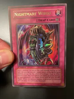 Nightmare Wheel PGD-106 Ultra Rare 1st Edition Yugioh NA English Vintage - Image 3
