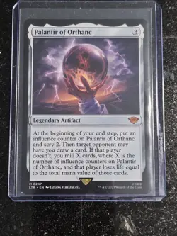 1x Palantir of Orthanc NM-Mint, English Universes Beyond: Lord of the Rings MTG - Image 1