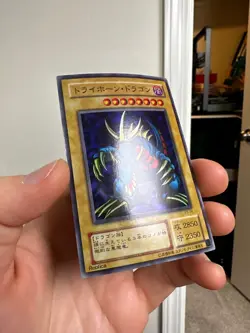 Tri-Horned Dragon P3-04 Super Rare Japanese YuGiOh - Image 2