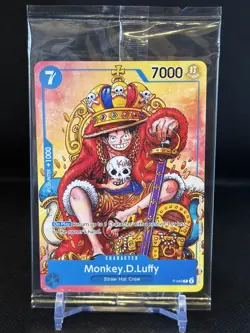 SEALED Monkey D. Luffy - P-043 - 2024 Convention Promo - One Piece CCG - Image 1