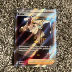 Sidney 264/264 Full Art Trainer Ultra Rare 2021 Fusion Strike Pokemon Card Holo - Image 1