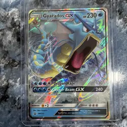 Gyarados GX SM212 SM: Full Art Promo Holo Pokemon TCG Card Dragon 230 HP - Image 2