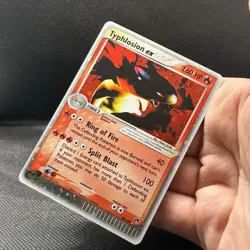 Typhlosion ex 99/100 ex Sandstorm Holo Rare Vintage Pokemon Card - Image 2