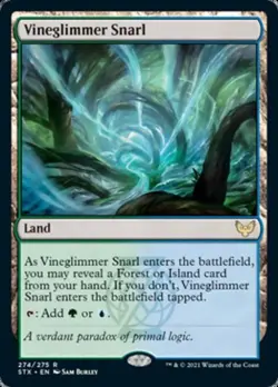 Vineglimmer Snarl - Near Mint MTG Strixhaven - Image 1