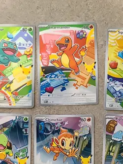 Pokemon 2026 First Partner Illustration Collection Series 1 Promos Set 9 Cards - Image 3