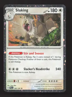 Slaking (Cosmos Holo) 162/193 Holo Miscellaneous Cards & Products Pokemon NM - Image 1