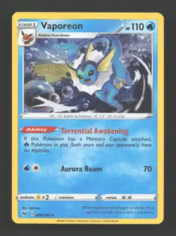 Vaporeon 030/185 Holo Promo Miscellaneous Cards & Products Pokemon Near Mint - Image 1