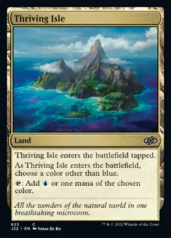Thriving Isle Light Play, English Magic the Gathering MTG Jumpstart 2022 - Image 1