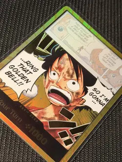 DON!! Card (Luffy) (Gold) Adventure on Kami's Island Foil - Image 3