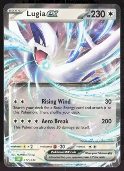 Lugia ex 017/034 Trading Card Game Classic NM - Image 1