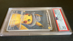 PSA 9 Pikachu Grey Felt Hat #085 Van Gogh Promo SVP Pokemon Card - Image 5