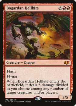 Bogardan Hellkite 1x MtG Commander 2014 CMD SP/NM - Image 1