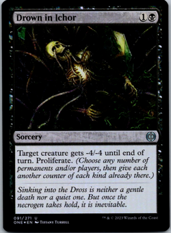 Drown in Ichor Phyrexia: All Will Be One NM Foil - Image 1