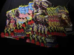 Pokemon TCG LOT OF 21 - PERFECT ORDER SLEEVED BOOSTER PACKS FACTORY SEALED!! - Image 2