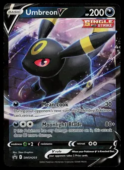 Pokemon Card - Umbreon V Sword & Shield Promo SWSH203 Holo Promo - Image 1