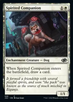 Spirited Companion Light Play, English Magic the Gathering MTG Jumpstart 2022 - Image 1
