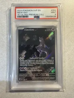 Pokemon TCG Mewtwo SVP052 151 Promo PSA Graded 9 - Image 1