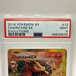 2016 Pokemon XY Evolutions Charizard EX 12/108 PSA 9 Mint - Image 2