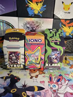 Pokemon Cyrus , Klara and iono Premium Tournament Collection Sealed Lot 20 Packs - Image 1