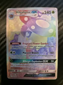 Pokemon Vileplume GX Secret Rare 250/236 Sm-Cosmic Eclipse Holo Mint - Image 1
