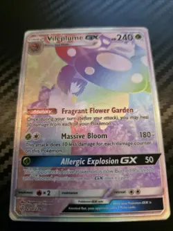 Pokemon Vileplume GX Secret Rare 250/236 Sm-Cosmic Eclipse Holo Mint - Image 2