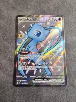 Pokemon TCG - S&V - Paldean Fates - Mew EX 216/091 - Shiny Ultra Rare - NM - Image 1