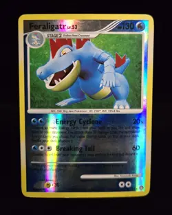 Pokemon TCG - FERALIGATR #8 - REVERSE HOLO RARE - MYSTERIOUS TREASURES 2007 - MP - Image 1
