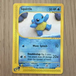 Pokemon Squirtle 50 HP Common Expedition 131/165 Basic Regular English 2002 - Image 1