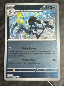 Reverse Holo Inteleon 041/132 Uncommon ME01: Mega Evolution Pokemon NM - Image 1