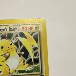 Pokemon Lt. Surge's Raichu 11/132 Gym Challenge Holo Rare Unlimited 80 HP - Image 3
